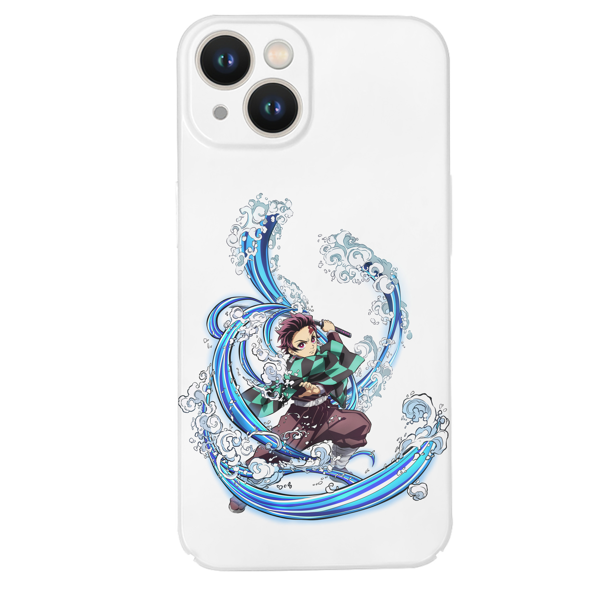 （画像用） 鬼滅の刃 竈門 炭治郎／かまど たんじろう Kamado Tanjirou 【iPhone 14シリーズ対応】ハードケース
